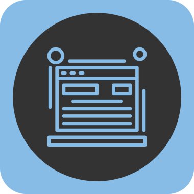 seo modern simgesinin vektör illüstrasyonu