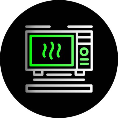 Bilgisayar monitörü. Basit resimleme