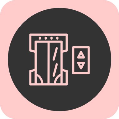 bilet vektörü simgesi modern basit illüstrasyon