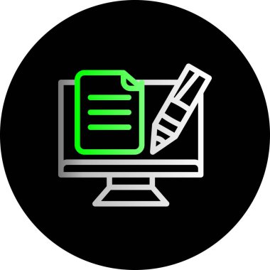 Vektör belgesi Simge illüstrasyonu