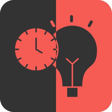 Saatin vektör simgesi tasarımı