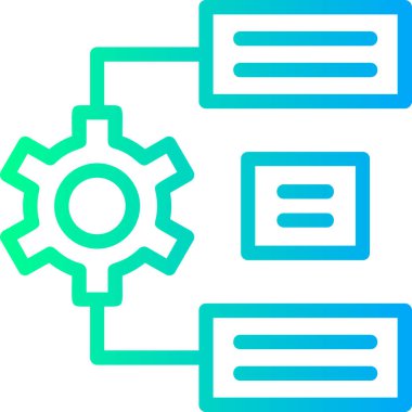 veri ayarlama web simgesi vektör çizimi