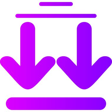 Ok. Web simgesi basit illüstrasyon