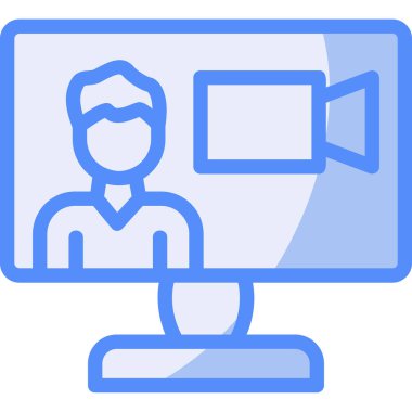 Konferans çağrısı simgesi - özet biçimi