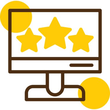 Müşteri hizmeti simgesi, basit vektör illüstrasyonu