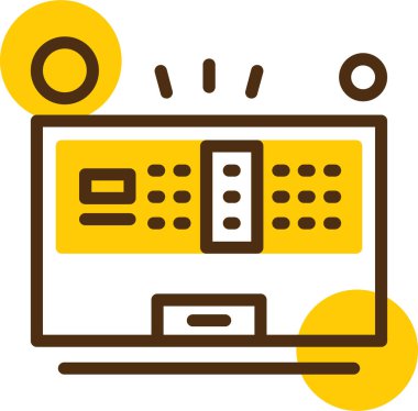 Ağ simgesi. vektör illüstrasyonu