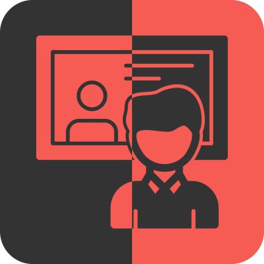 İş ve finans simgesinin vektör illüstrasyonu