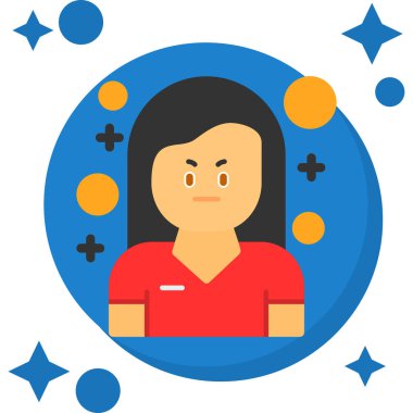 Konuşma balonu vektör çizimi olan kadın doktor