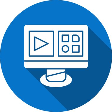 bilgisayar simgesi vektör illüstrasyonu