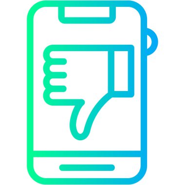 başparmak vektör çizgisi simgesi