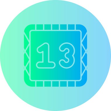 Takvim tarihi simgesinin vektör illüstrasyonu