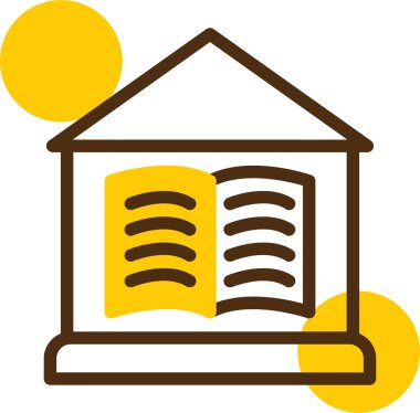 kitap simgesi vektör illüstrasyonu