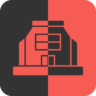 Ev simgesinin vektör illüstrasyonu