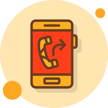 Düz biçimli cep telefonu simgesini ara