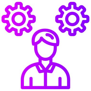 Teçhizat Web simgesi basit illüstrasyon