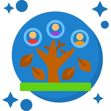 Toprak Gezegeni Web simgesi, basit vektör illüstrasyonu