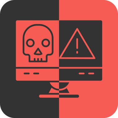 uyarı düz vektör simgesi