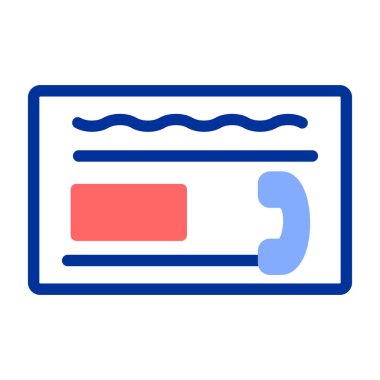 - Telefon. Web simgesi basit illüstrasyon