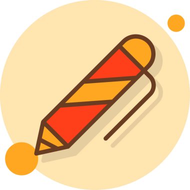 kalem simgesinin vektör illüstrasyonu