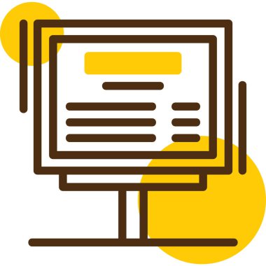 Modern bir simgenin vektör illüstrasyonu