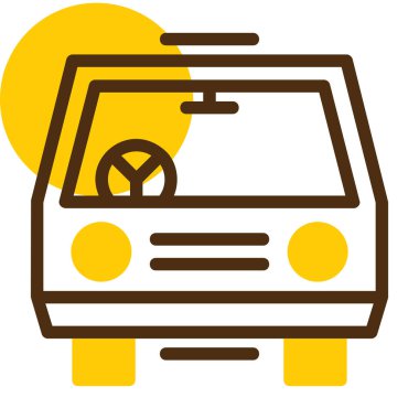 - Araba. Web simgesi basit illüstrasyon