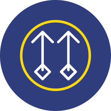 ok simgesi vektör illüstrasyonu