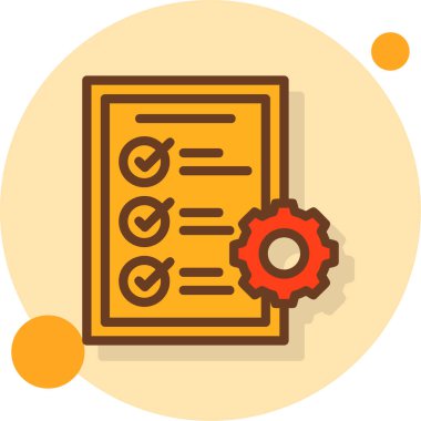 Kontrol listesi vektör modern simgesi