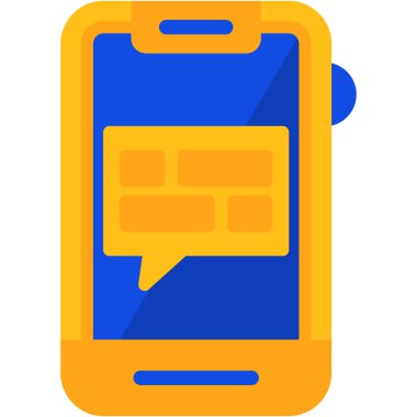 ileti simgesi, vektör illüstrasyonu