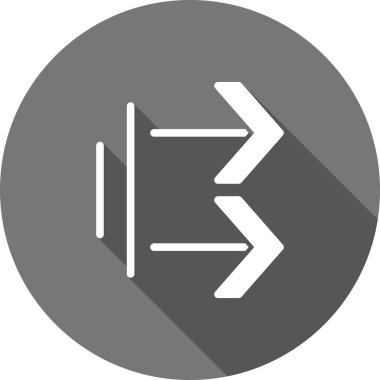 Ok. Web simgesi basit illüstrasyon