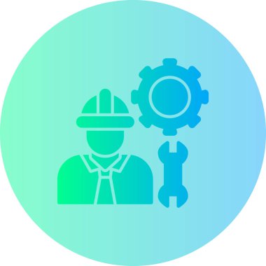 dişli simgesinin vektör illüstrasyonu