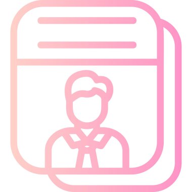 Hediye ikonu olan bir kadının vektör çizimi