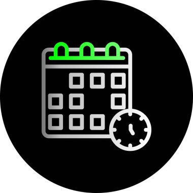 takvim vektör simgesi modern basit tasarım