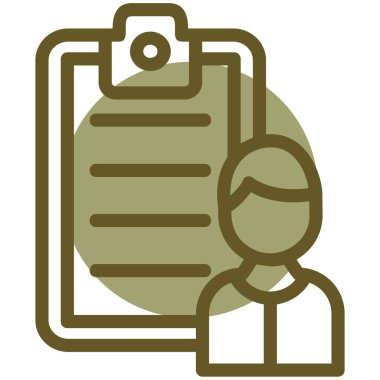 Belge. Web simgesi vektör illüstrasyonu