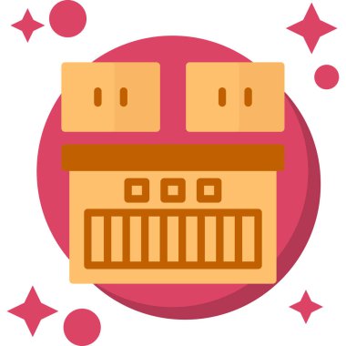 Modern bir simgenin vektör illüstrasyonu