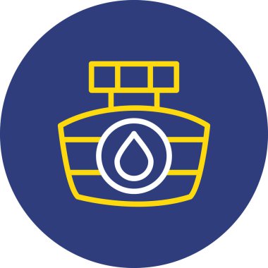 vektör su musluk simgesi