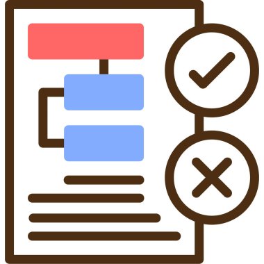 kontrol listesi simgesi vektör illüstrasyonu