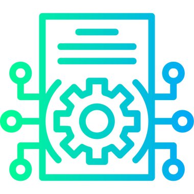 Belge. Web simgesi basit illüstrasyon