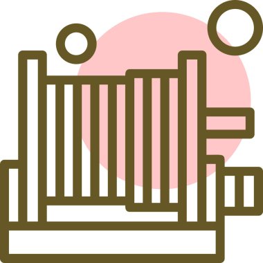 Modern oto tamir simgesinin vektör illüstrasyonu