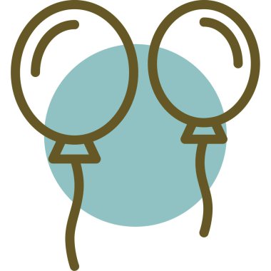 Çizgi film simgesinin vektör çizimi