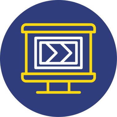 Modern eğitim ikonunun vektör illüstrasyonu