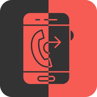 telefon simgesi, illüstrasyon, beyaz arkaplan üzerindeki vektör