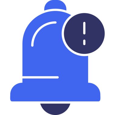 bildirim simgesi, basit vektör illüstrasyonu