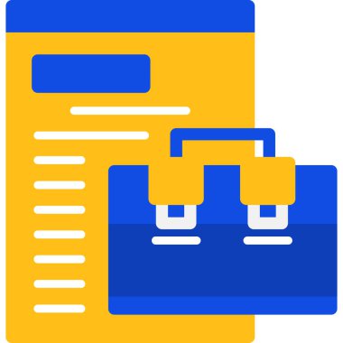 belge simgesi, vektör çizimi