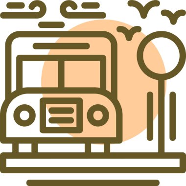 Modern simgenin vektör illüstrasyonu