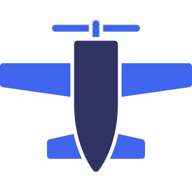 Uçak. Web simgesi basit illüstrasyon