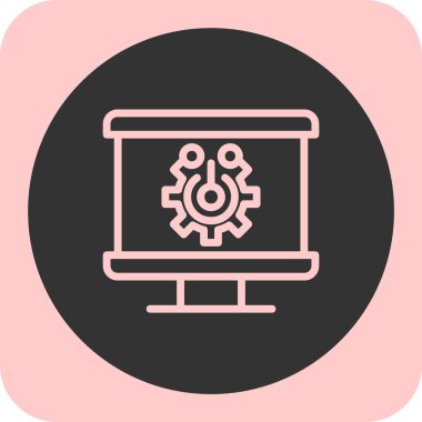 Simge vektör illüstrasyonu ayarlanıyor