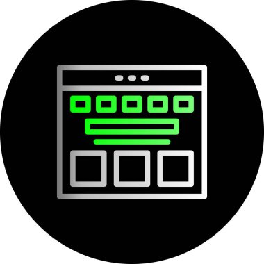 Projeniz için vektör sunucu simgesi