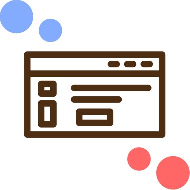 iş simgesi vektör illüstrasyonu