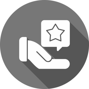 derecelendirme yıldızı ikon vektör çizimi