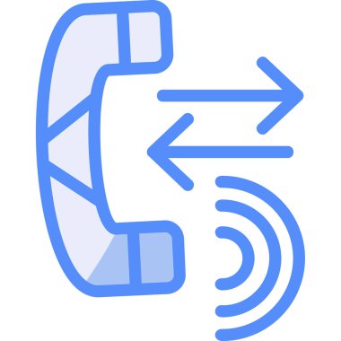 Çağrı merkezi telefon vektörü simgesi